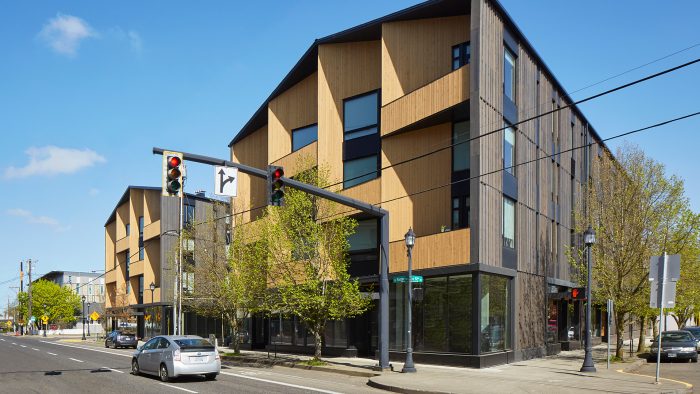Photo of the Affordable Multi-Family Building Lents Commons by Bremik Construction